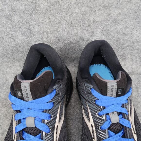 Brooks Shoes Mens 10 Athletic Trainers Adrenaline GTS 19 Running Sneaker Comfort - Picture 4 of 14